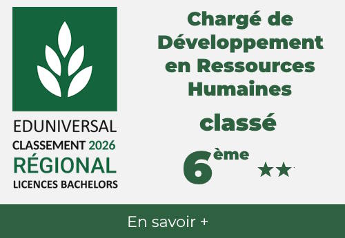 Programme Chargé de Développement en Ressources Humaines classé 6ème en Grand-Est